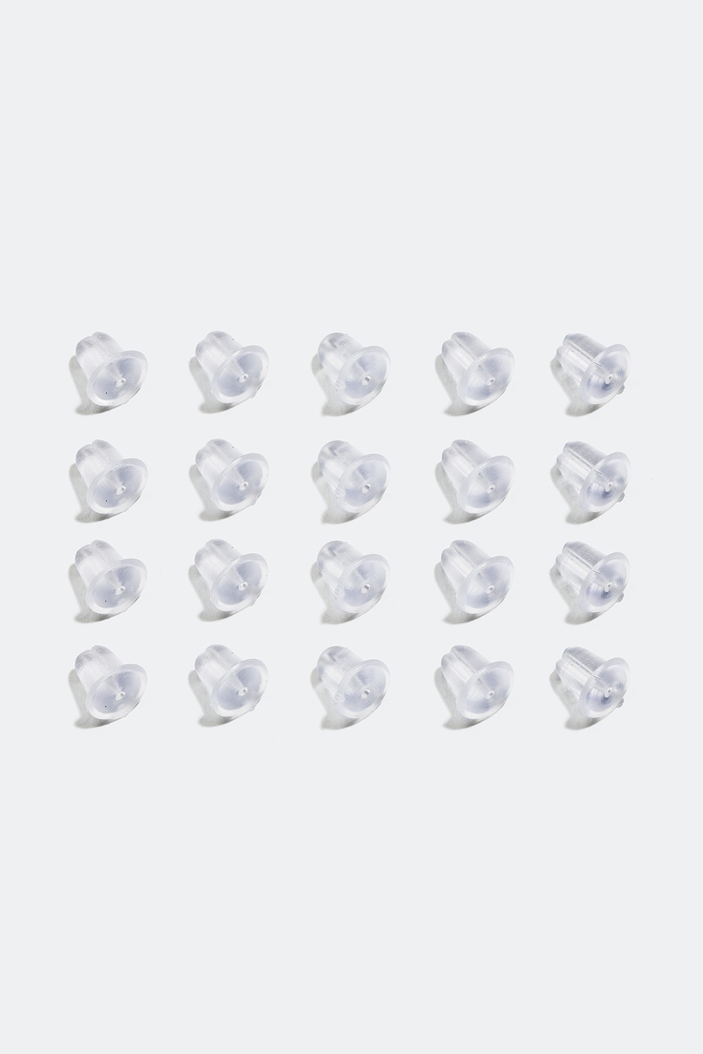 Extra lås till örhängen i gummi, 20-pack i gruppen Smycken / Smyckestillbehör hos Glitter (20900001)