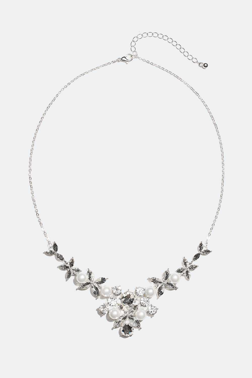 Halsband med glaspärlor och glasstenar i gruppen Smycken / Halsband / Halsband med hänge hos Glitter (254001471001)
