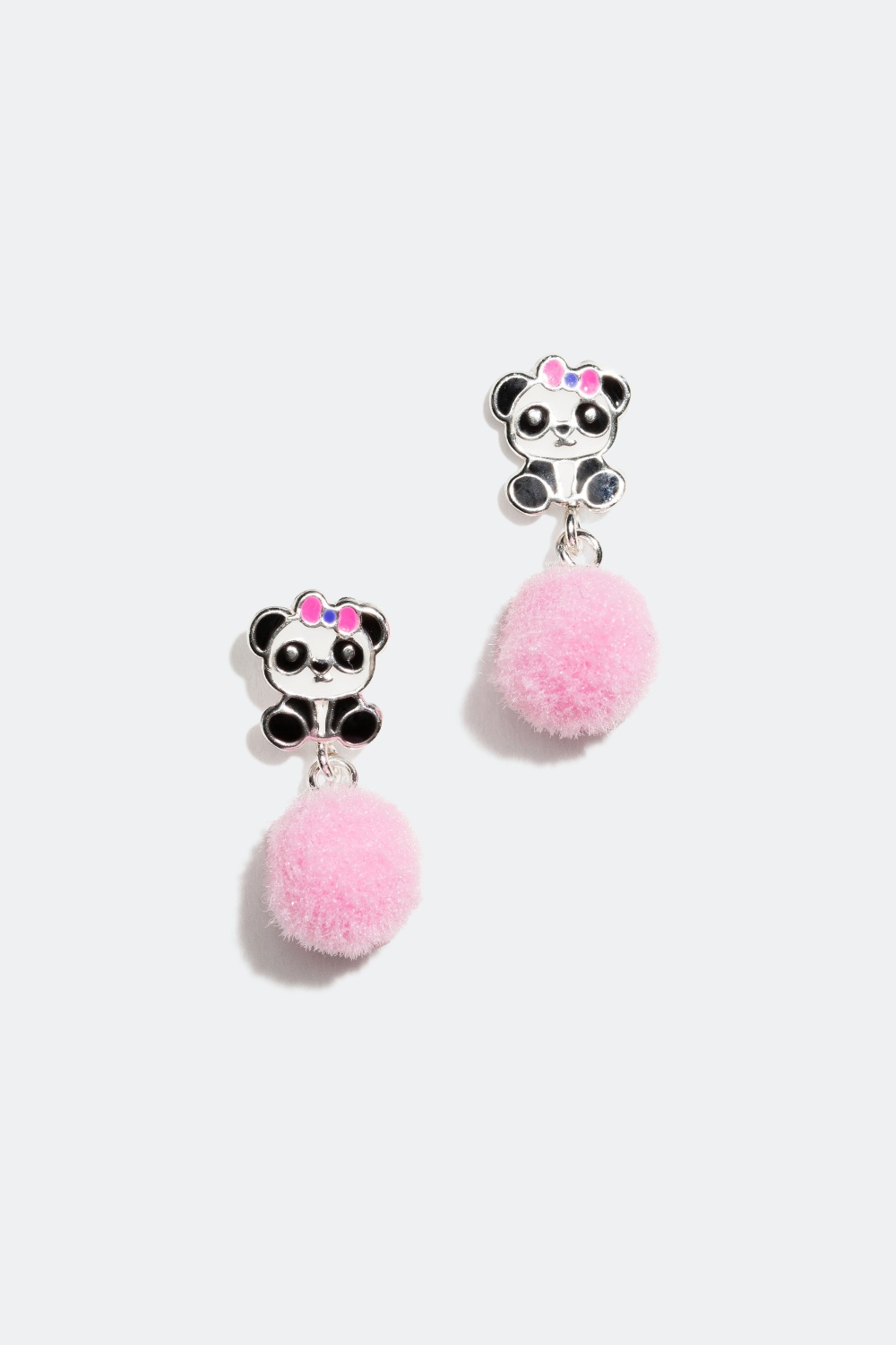 Pandaörhängen med rosa boll i gruppen Barn / Barnsmycken / Barnörhängen hos Glitter (326279)