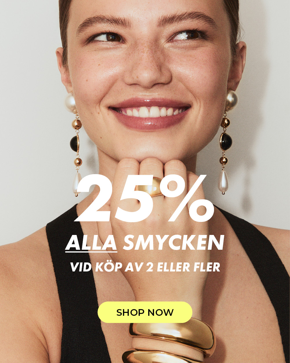 25% Alla smycken - vid köp av minst 2
