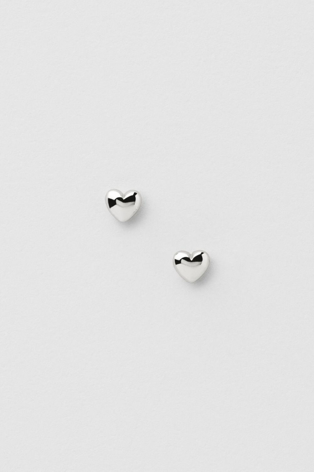 Puffy Heart Studs