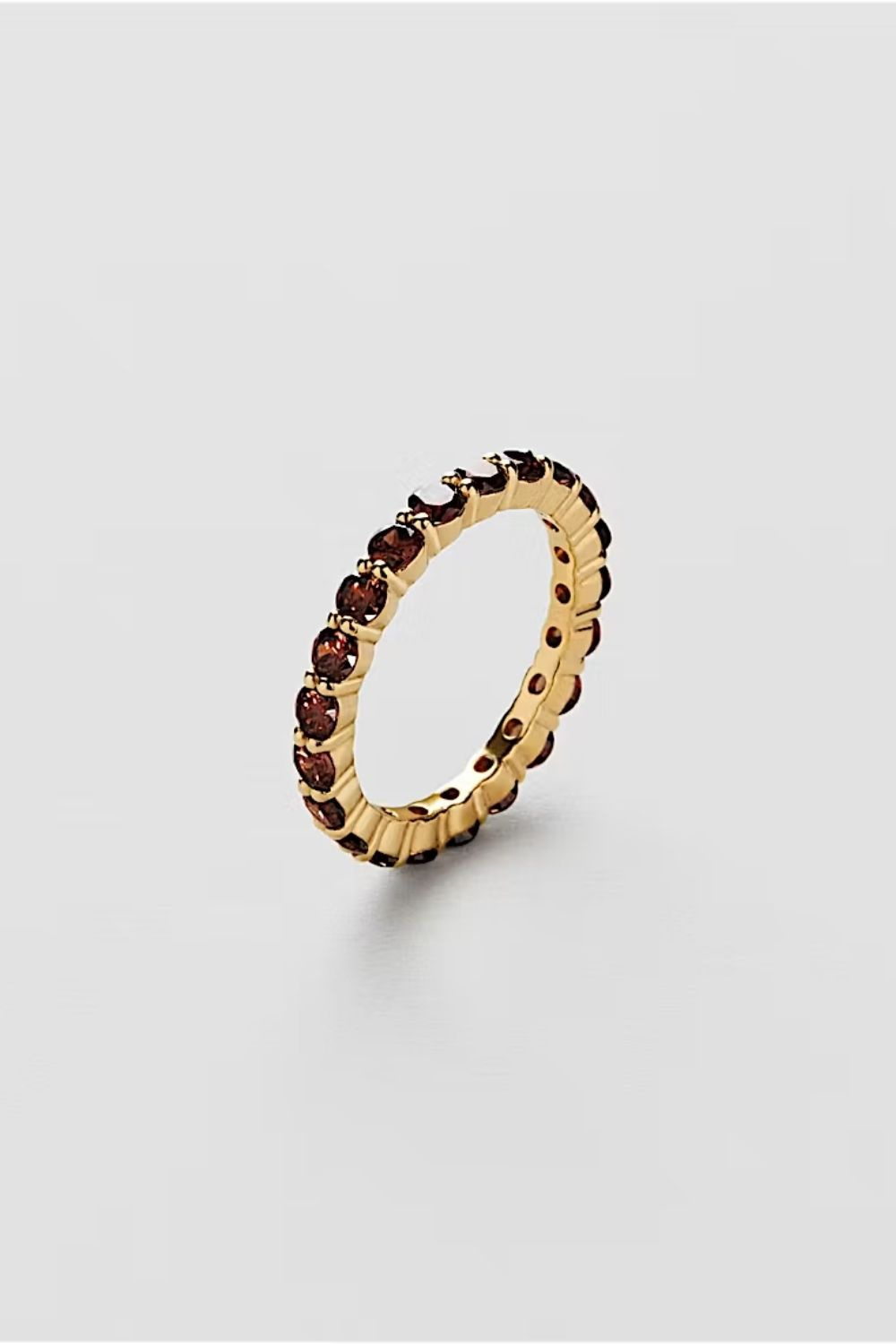 Eternity Espresso Ring 24k Gold Plated