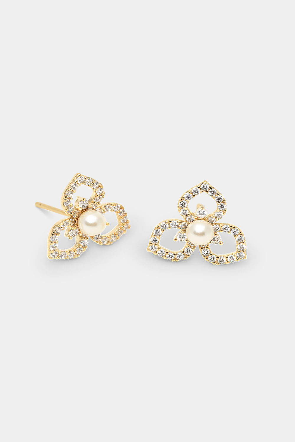 Elise earrings - Ivory pearl (gold)