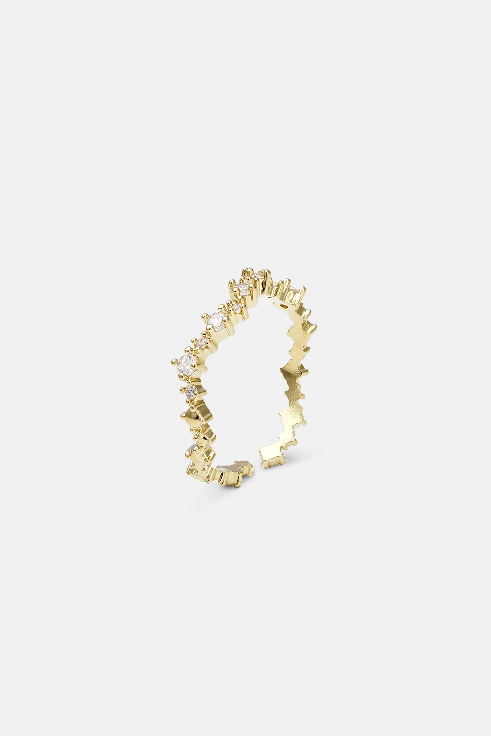 Petite Capella ring - Crystal (Gold)