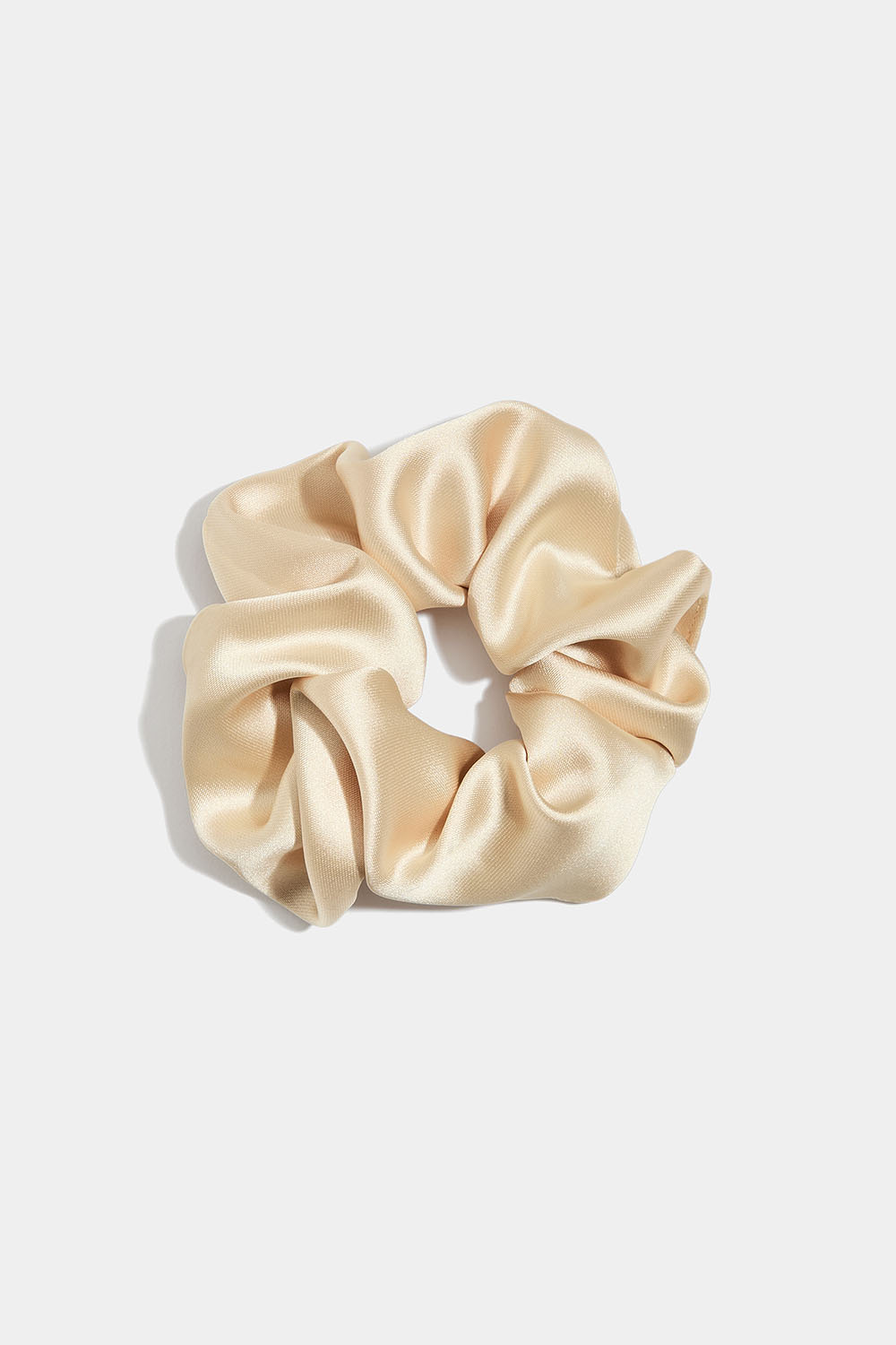Glansig scrunchie, gul