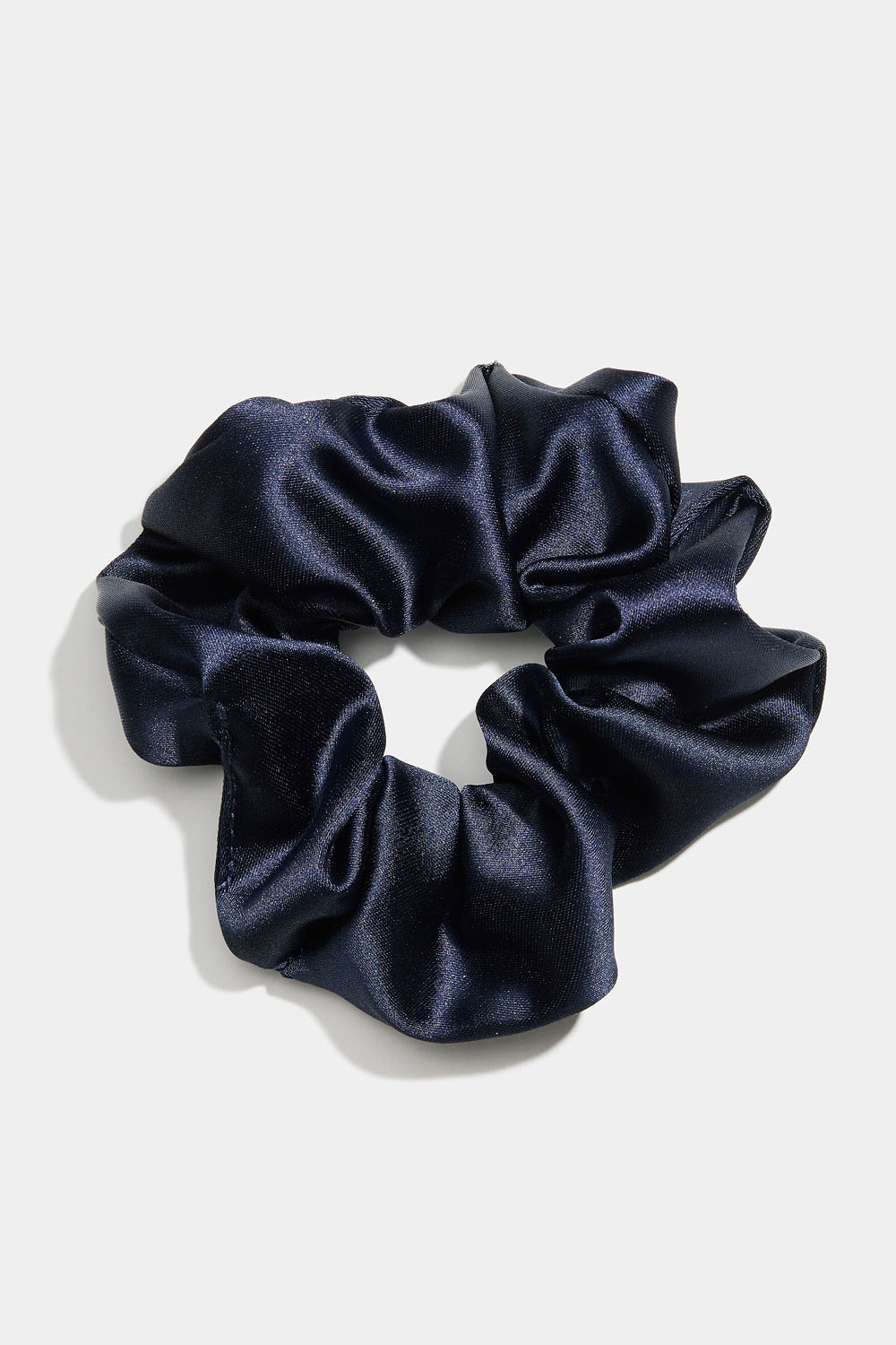 Mörkblå scrunchie