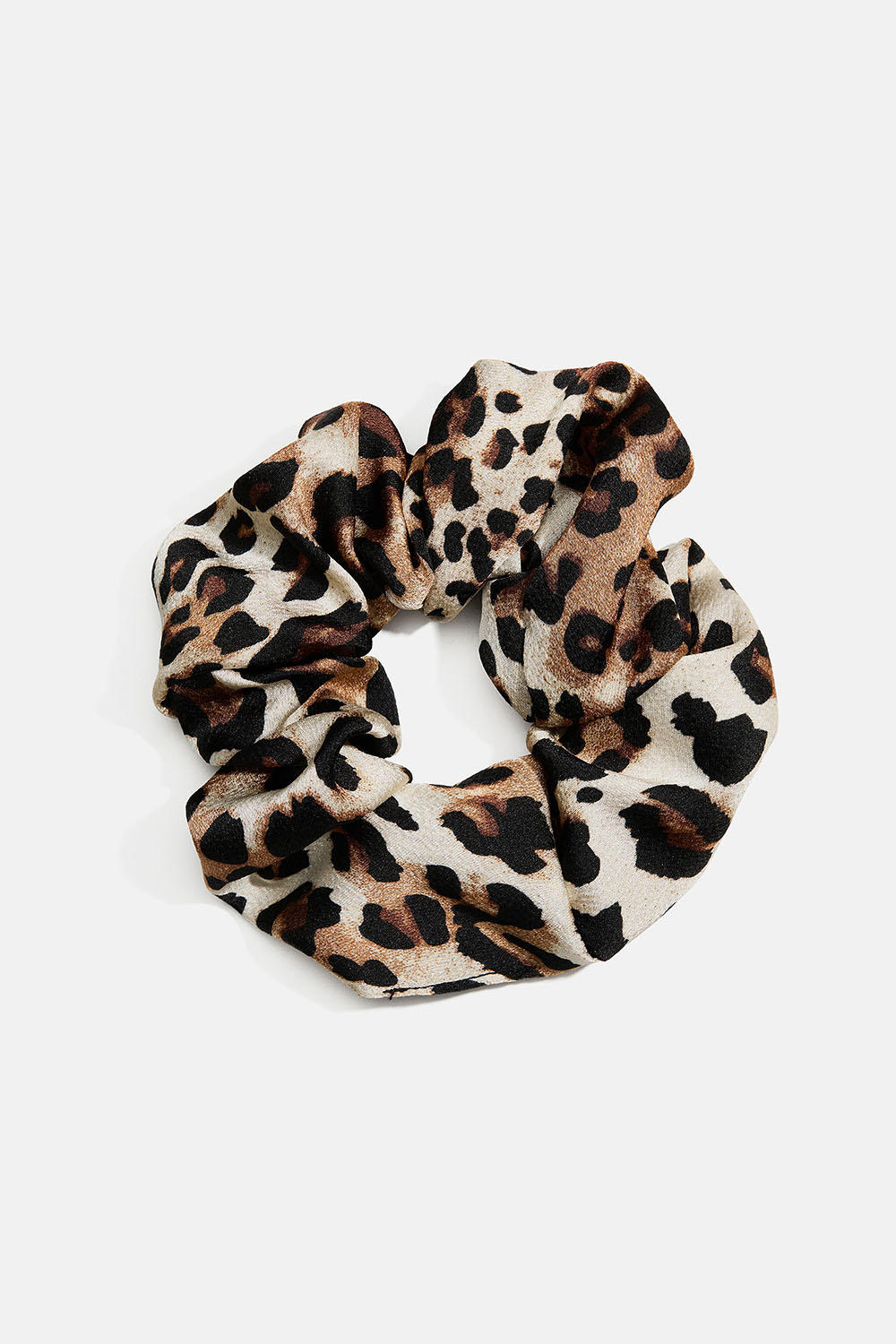 Scrunchie med leopardmönster