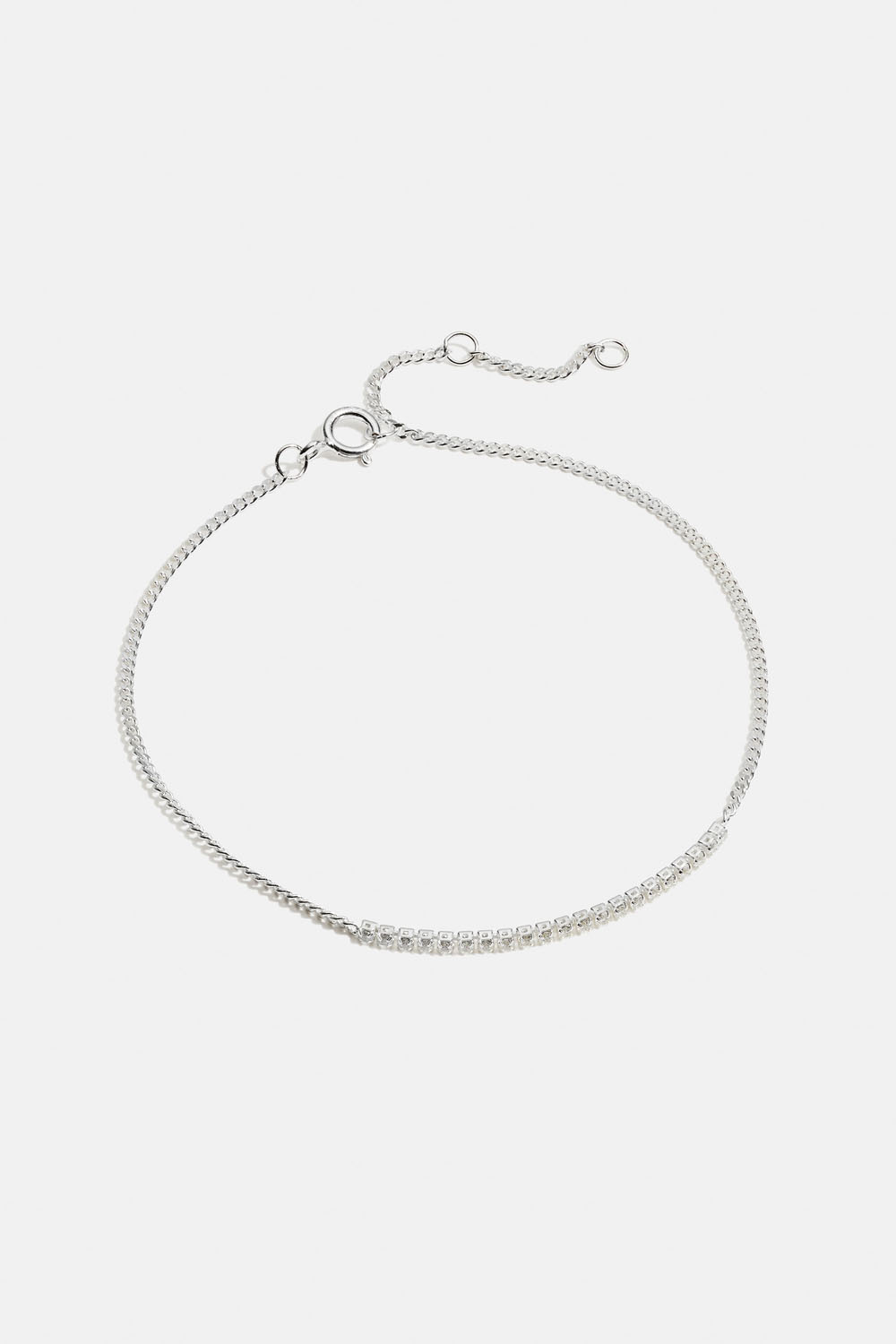 Armband i äkta silver med Cubic Zirconia