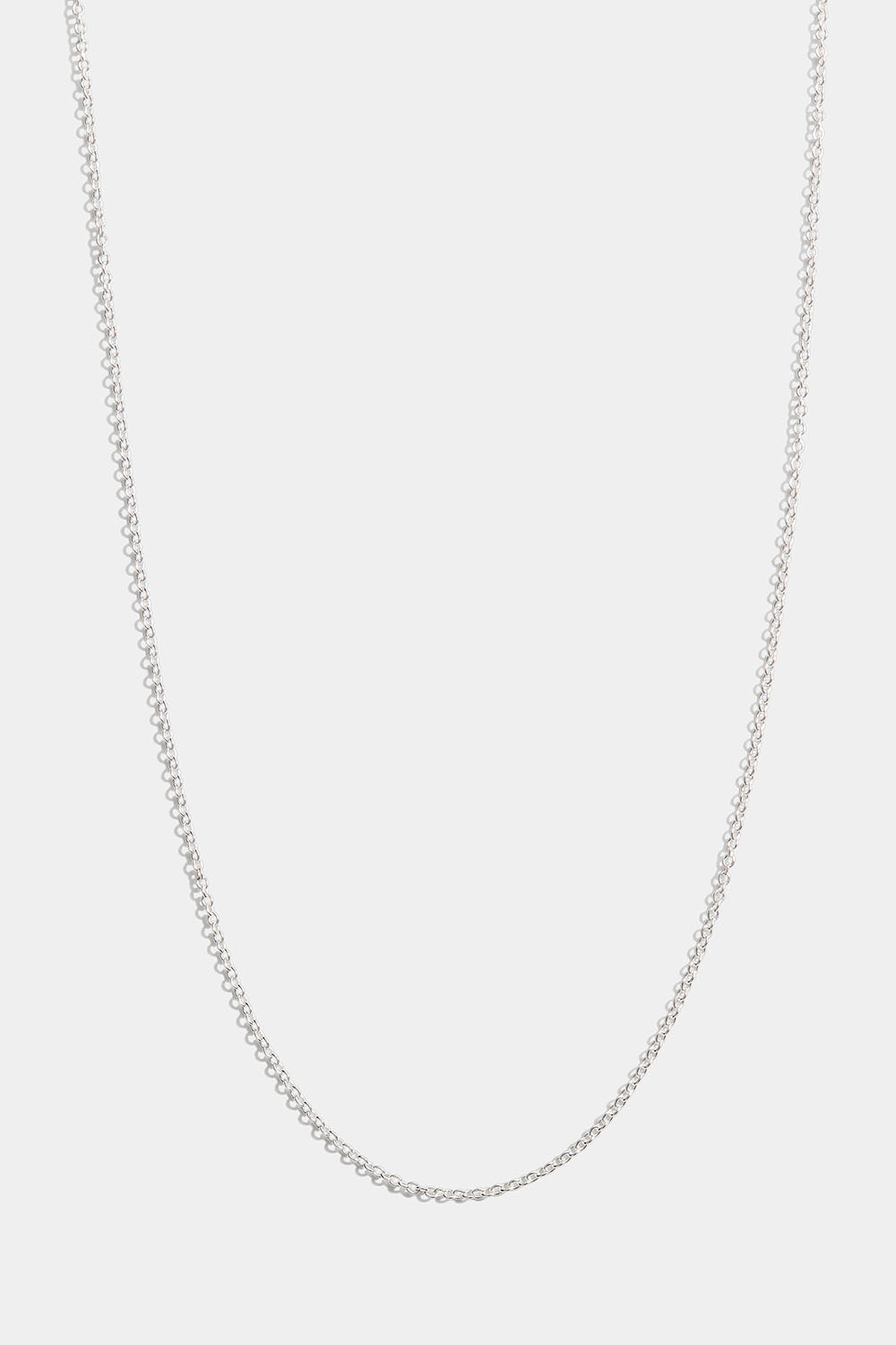 Tunn halskedja i äkta silver, 36 cm