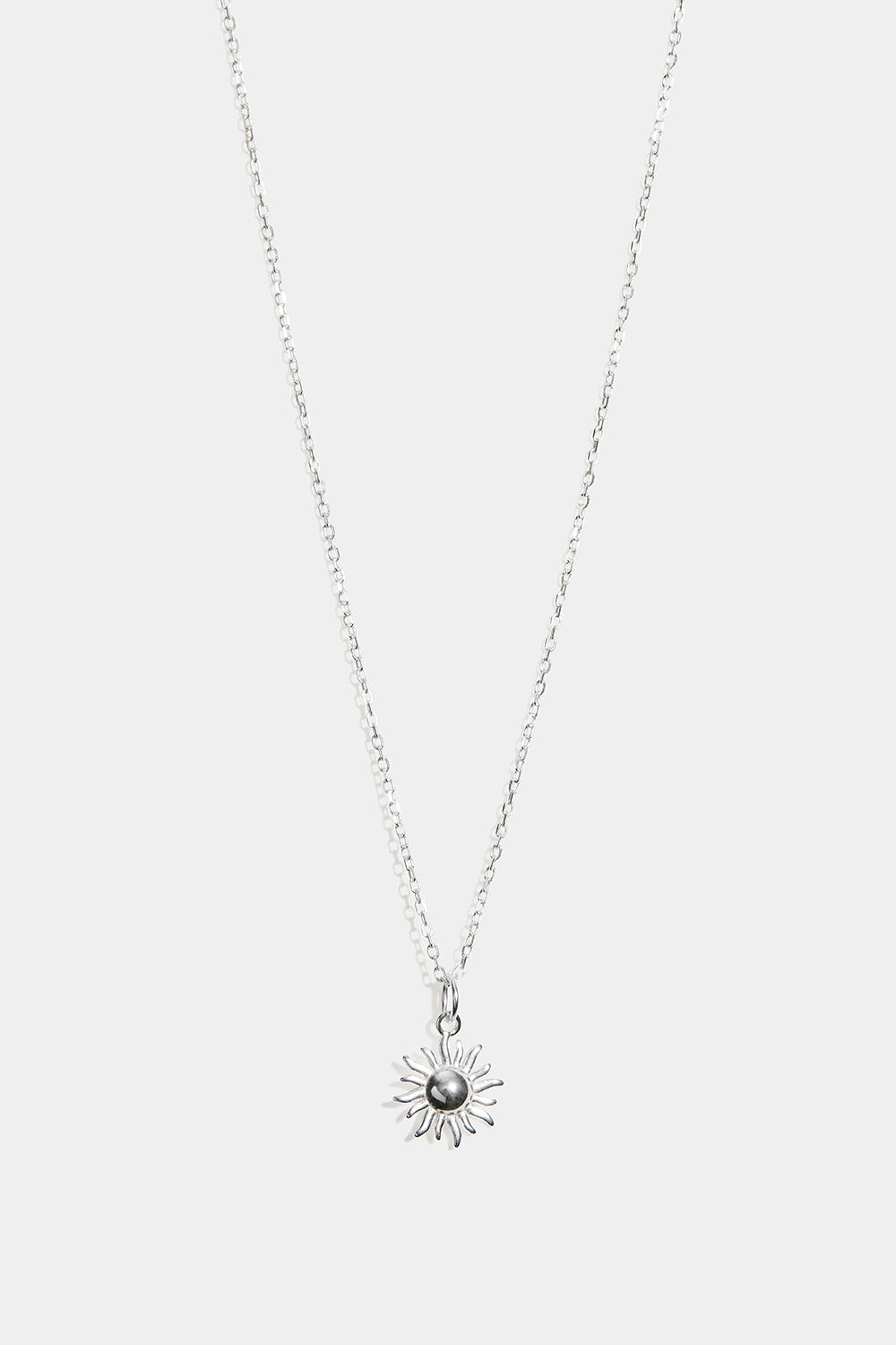 Halsband i äkta silver med sol